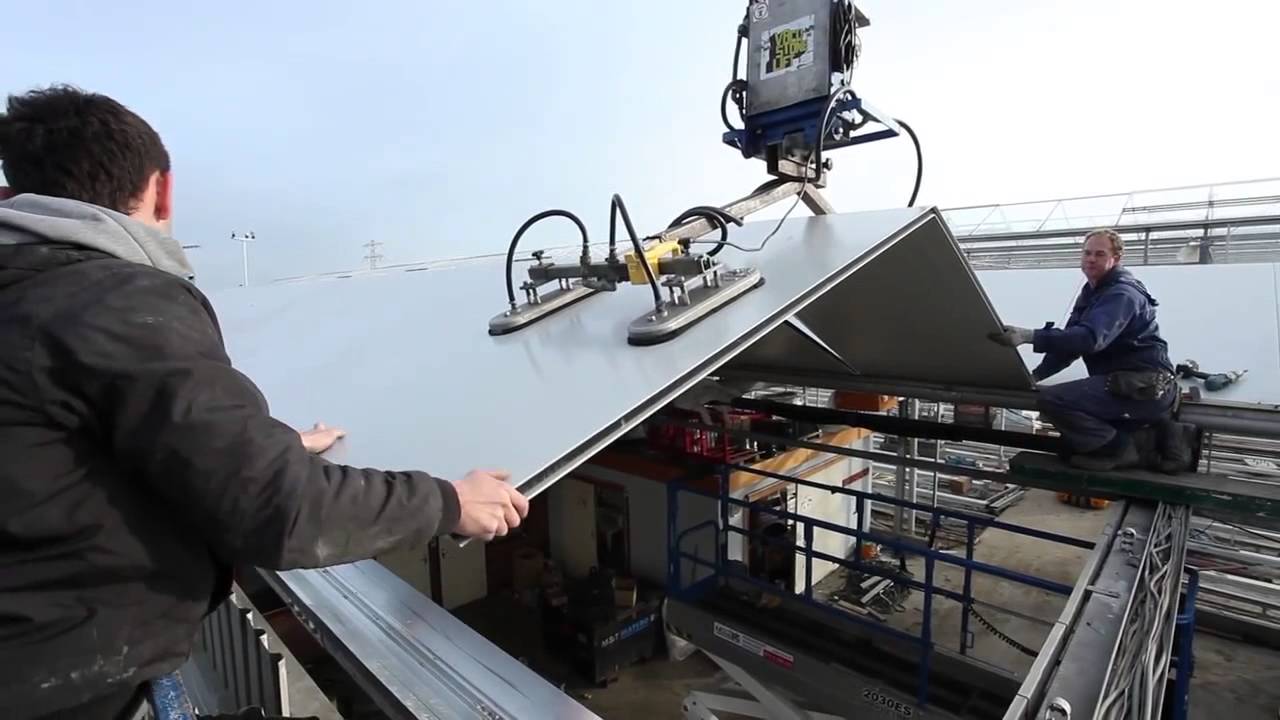 Aanbrengen van een knikdek