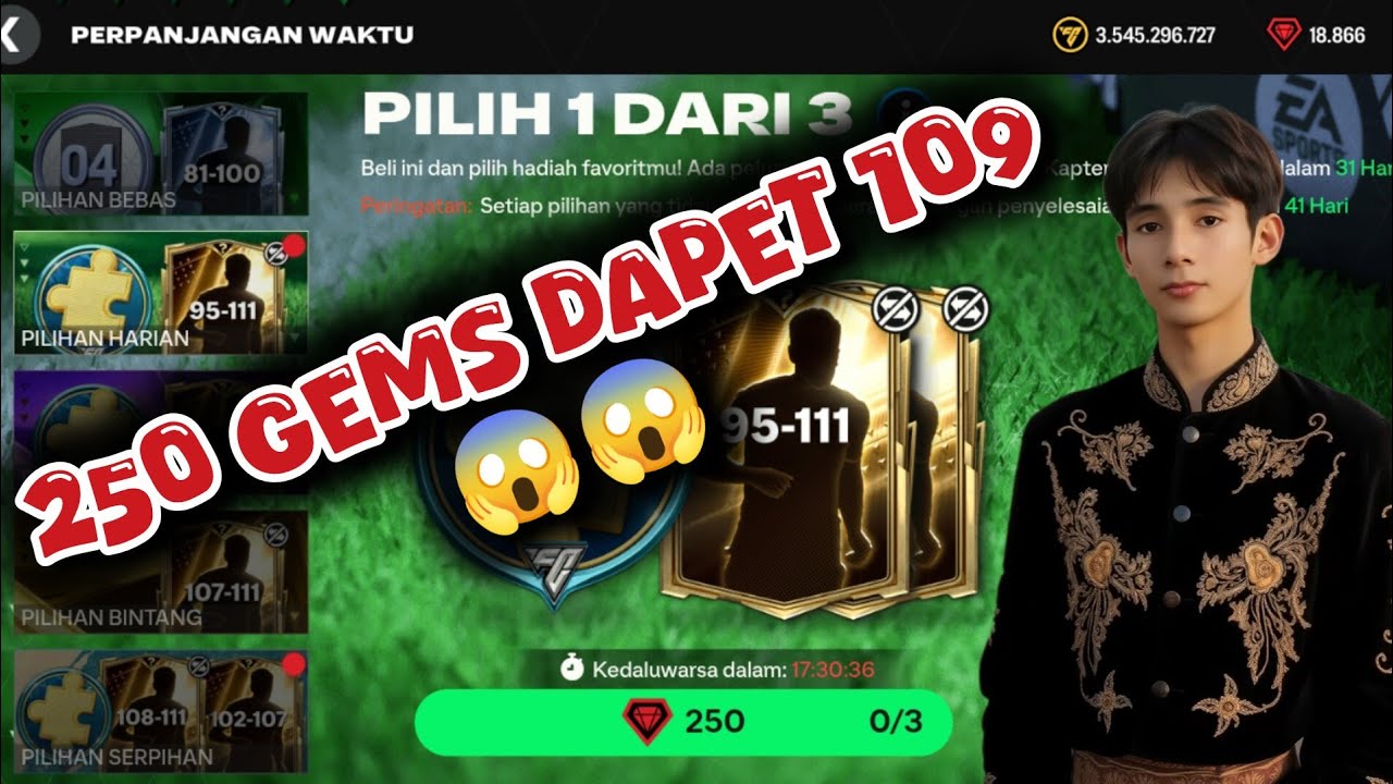 BANG VENOM MAMPIR LANGSUNG DAPET 109 DARI 250 GEMS😱🥶| FC MOBILE