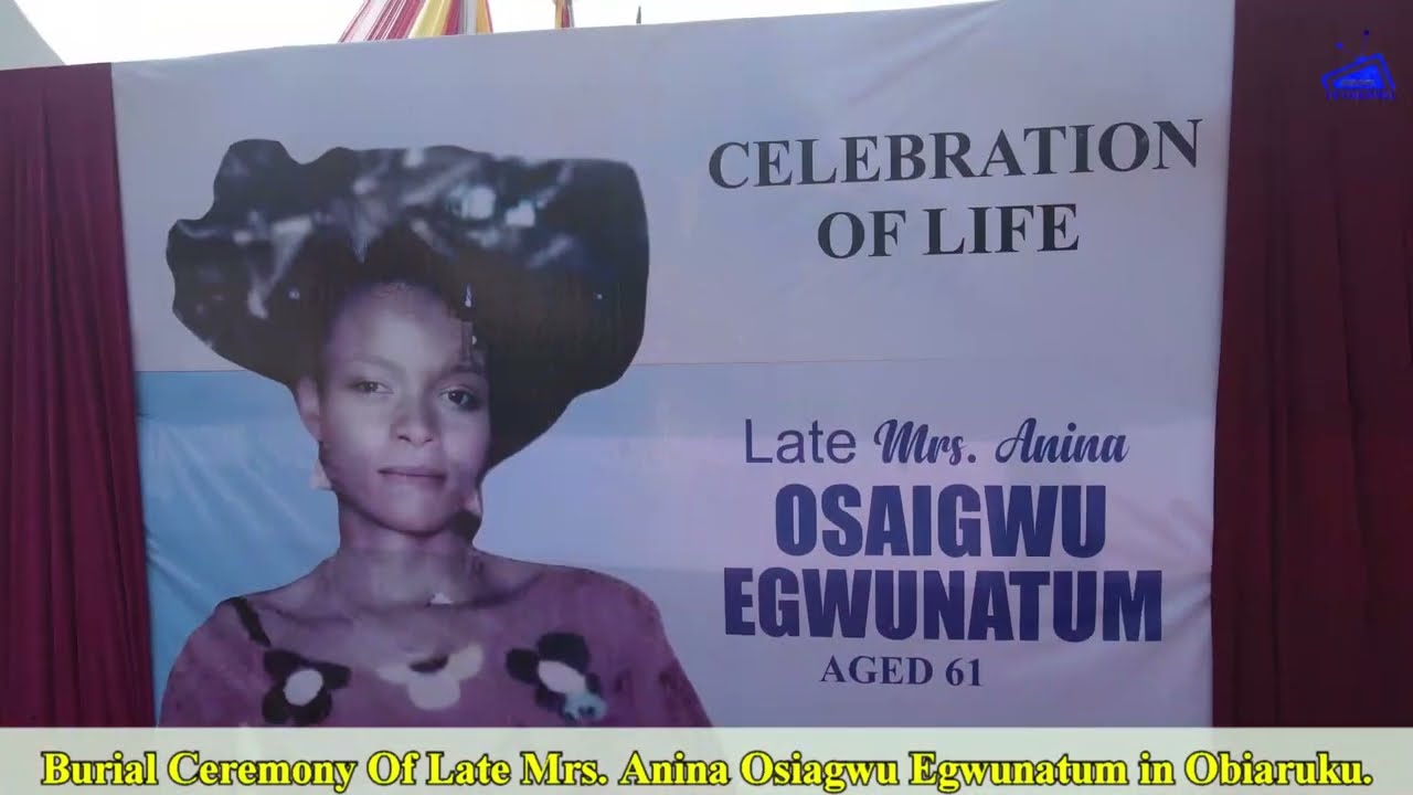 ISIOMA OGIDIGBA LIVE AT THE BURIAL OF LATE MRS ANINA OSAIGWU EGWUNATUM IN OBIARUKU 