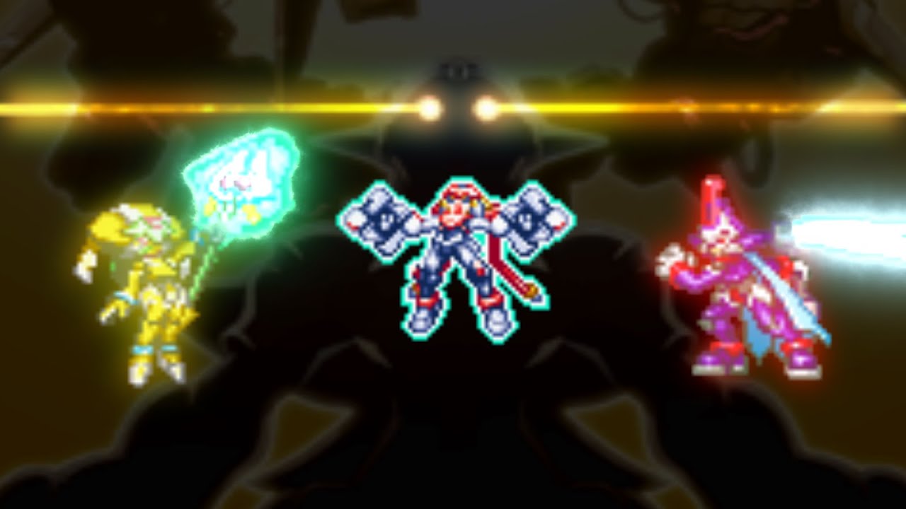 Mega Man ZX Advent - All Bosses (No Damage/Grey)