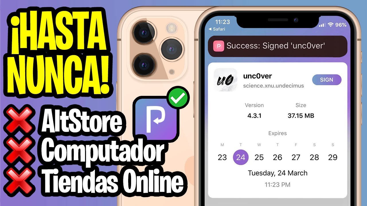 TUTORIAL ✅ Jailbreak unc0ver hasta iOS 13.3 ¡NUNCA REVOCA! (ReProvision)