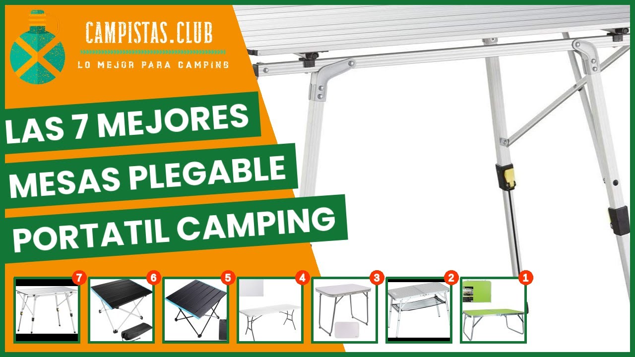Las 7 mejores mesas plegable portatil camping
