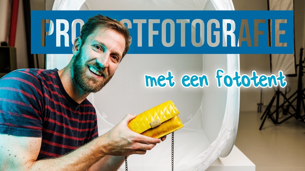 Productfotografie - fotograferen met een fototent