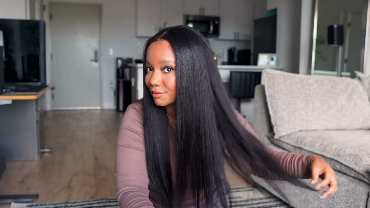 Quick & Easy Yaki Straight Clip Ins Install ✨ Black Friday Savings ll Lashey Hair