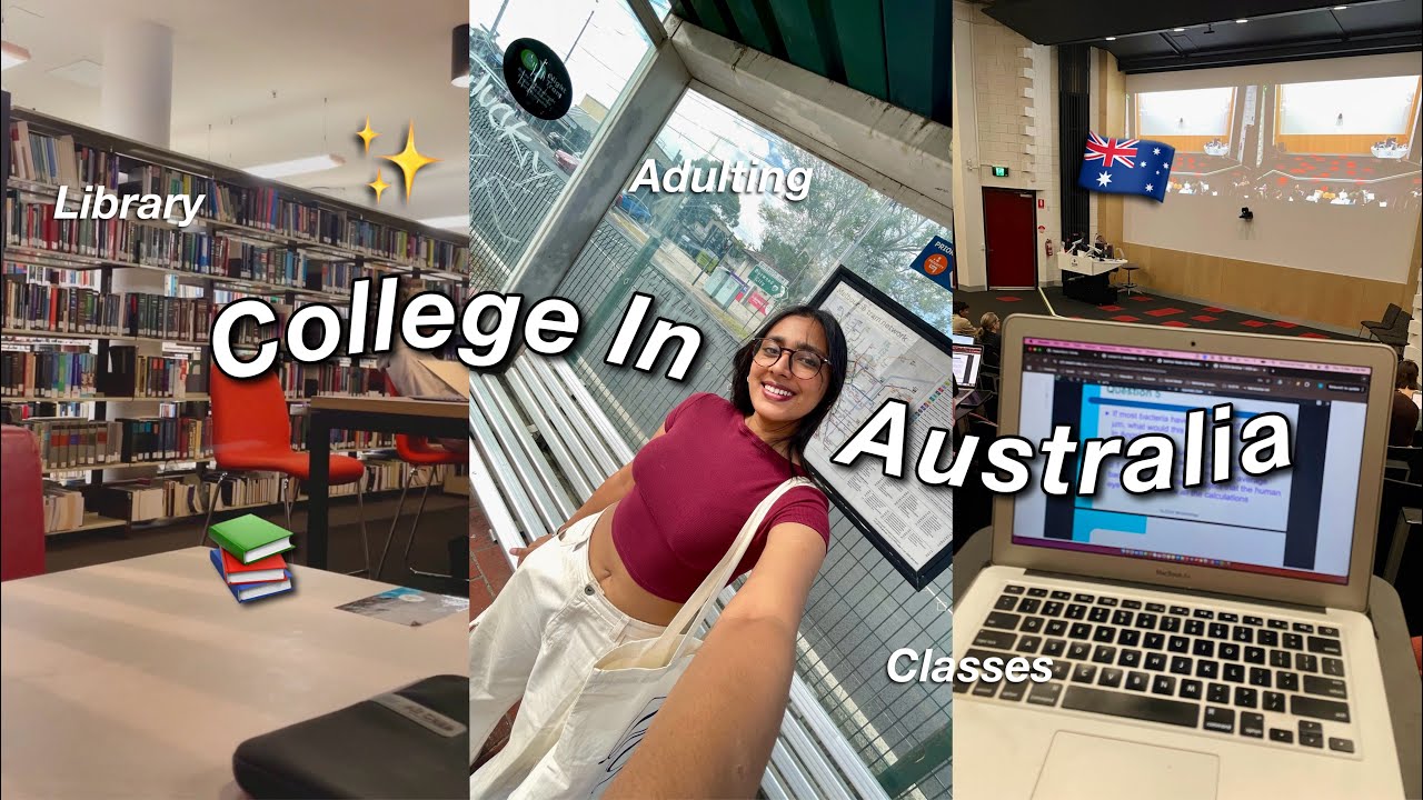 COLLEGE in AUSTRALIA as an INDIAN | Realistic College Day in My Life STUDYING ABROAD