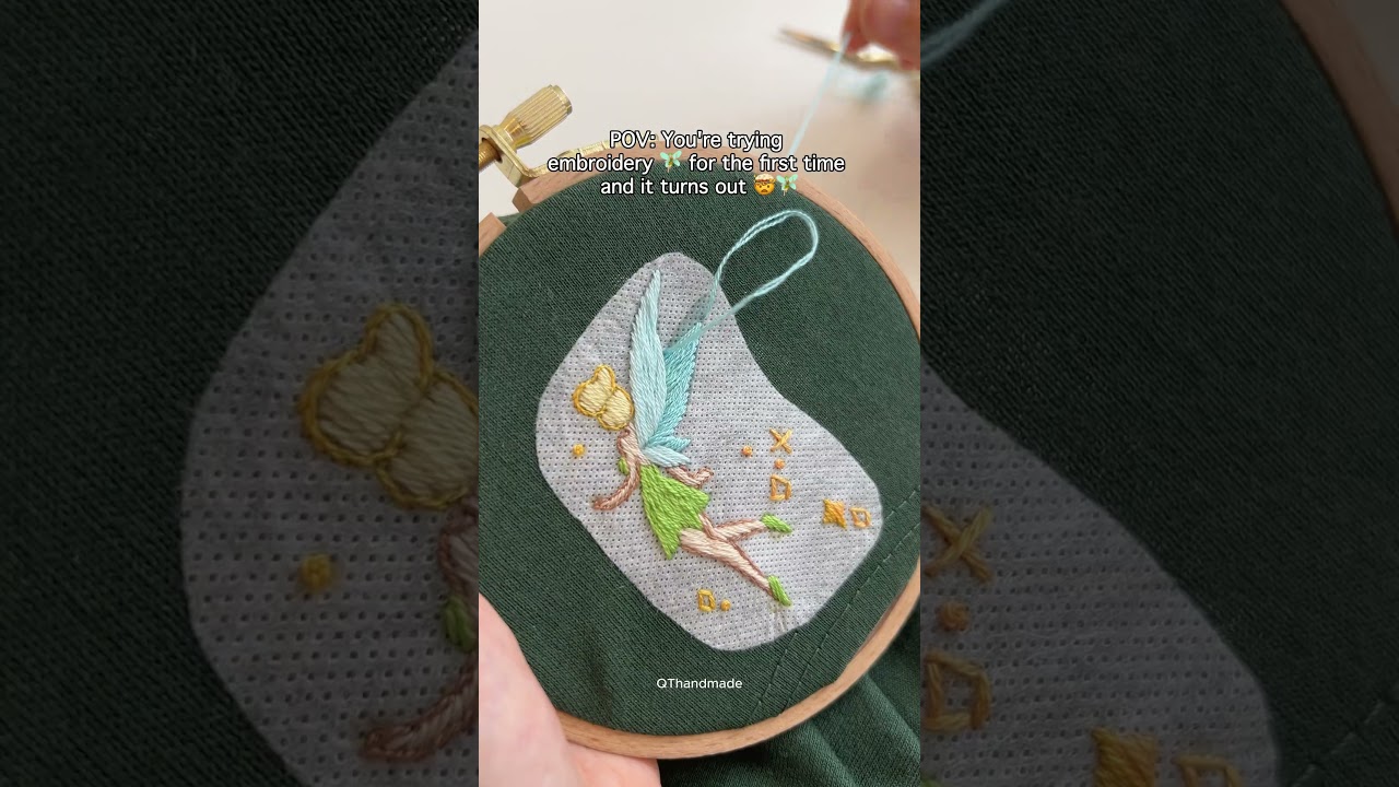 Tinker Bell Embroidery Patterns are available now