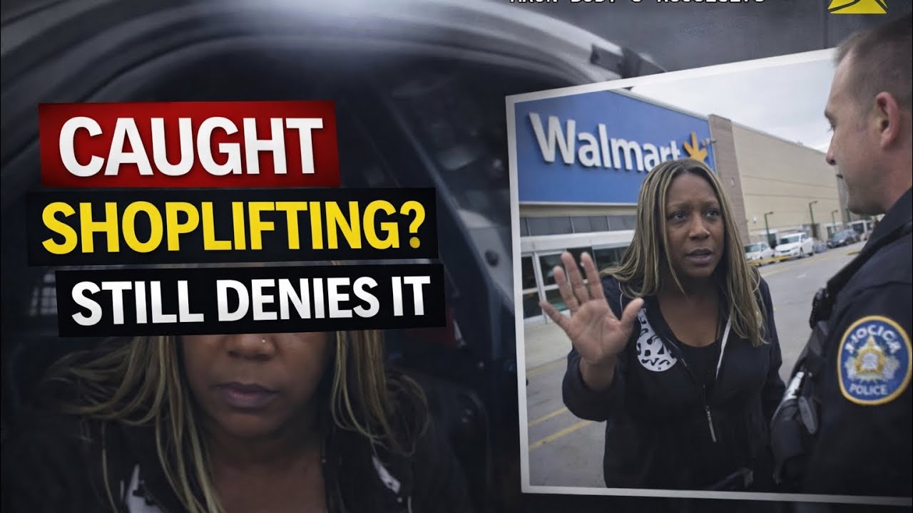 Walmart Shoplifter Caught on Bodycam Still Denies Everything
