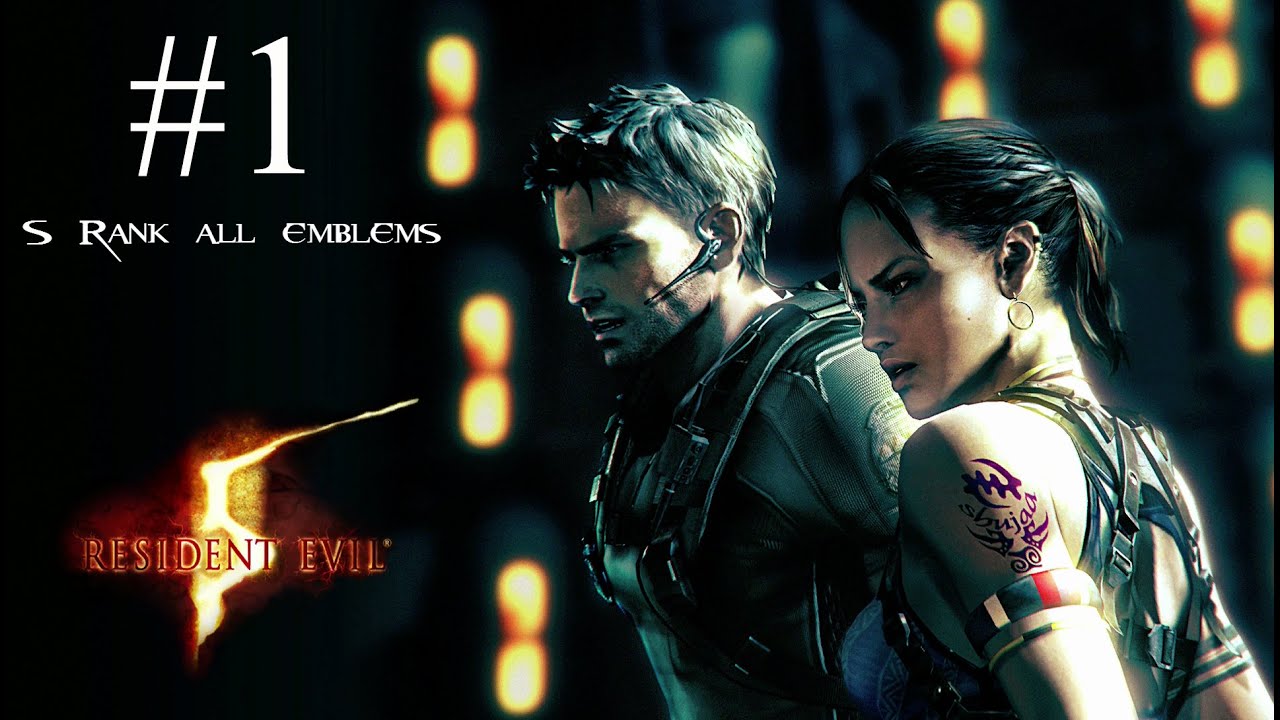 Resident Evil 5 Remastered. Прохождение S-ранга. Часть 1. Глава 1-1: Гражданский контрольно-пропу...