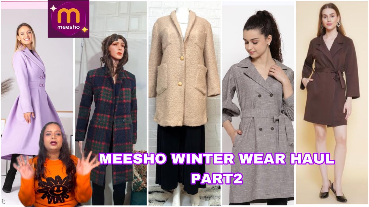 Meesho Latest Winter Wear Jackets Haul | Meesho Long Jackets Haul | Shilpi Srivastava | Haul