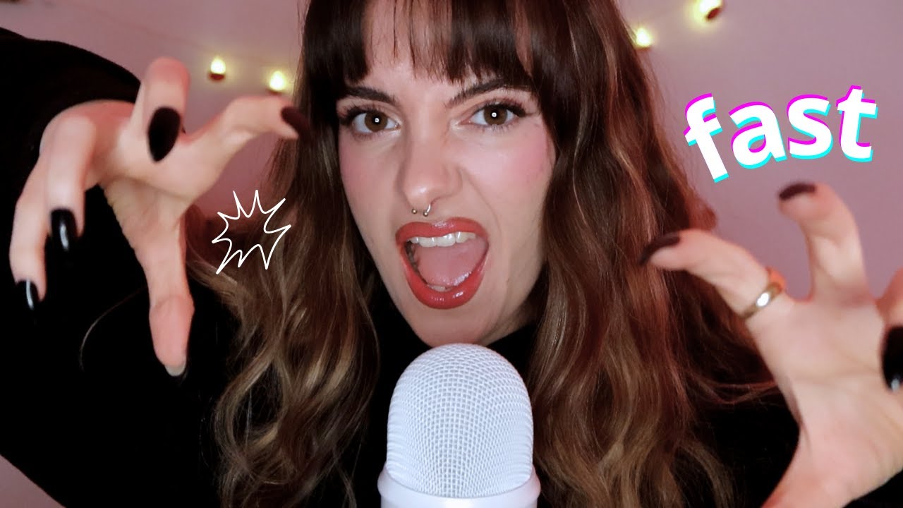 ASMR FR | FAST & AGRESSIVE avec des faux ongles 💥😮