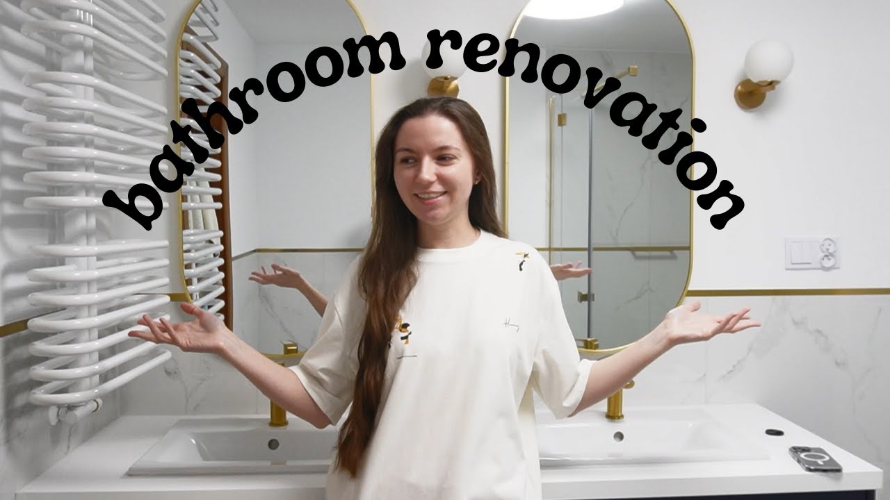 bathroom renovation// before & after
