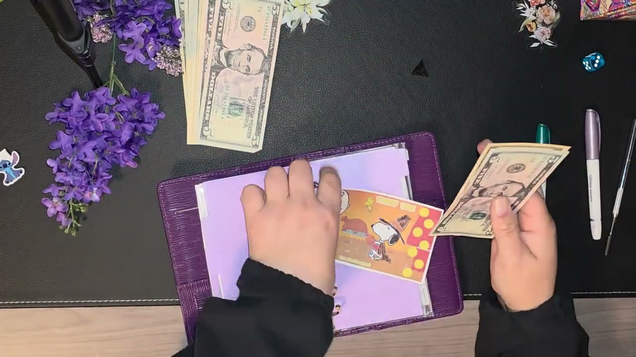 Monday Bills Binder🌼🌸Adding and Completing one challenge 