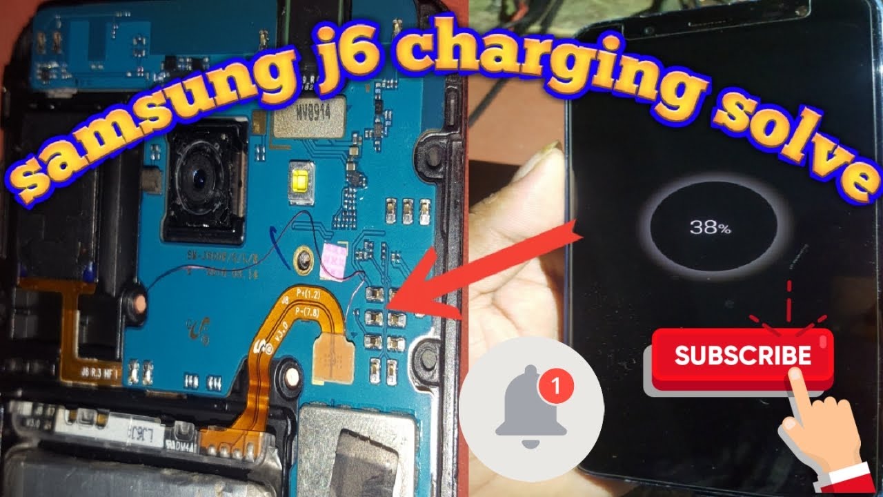 Samsung j6 charging solution!! J6 Charging repaire easy solution!! J6 charging ic jumper
