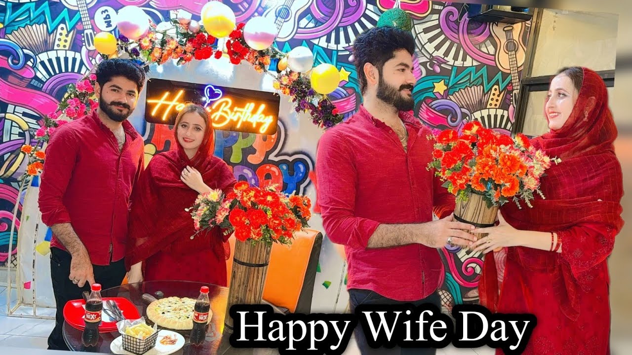 Husband Ne Surprise Diya😍Happy Wife Day Celebration 