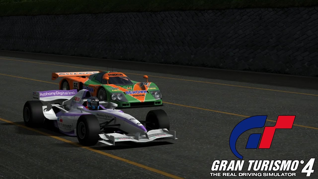 Ultimate Showdown: Mazda 787B vs. Formula GT on Test Course in Gran Turismo 4
