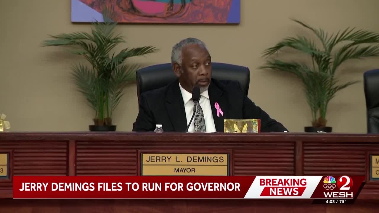 Orange County Mayor Jerry Demings files to run for governor of Florida