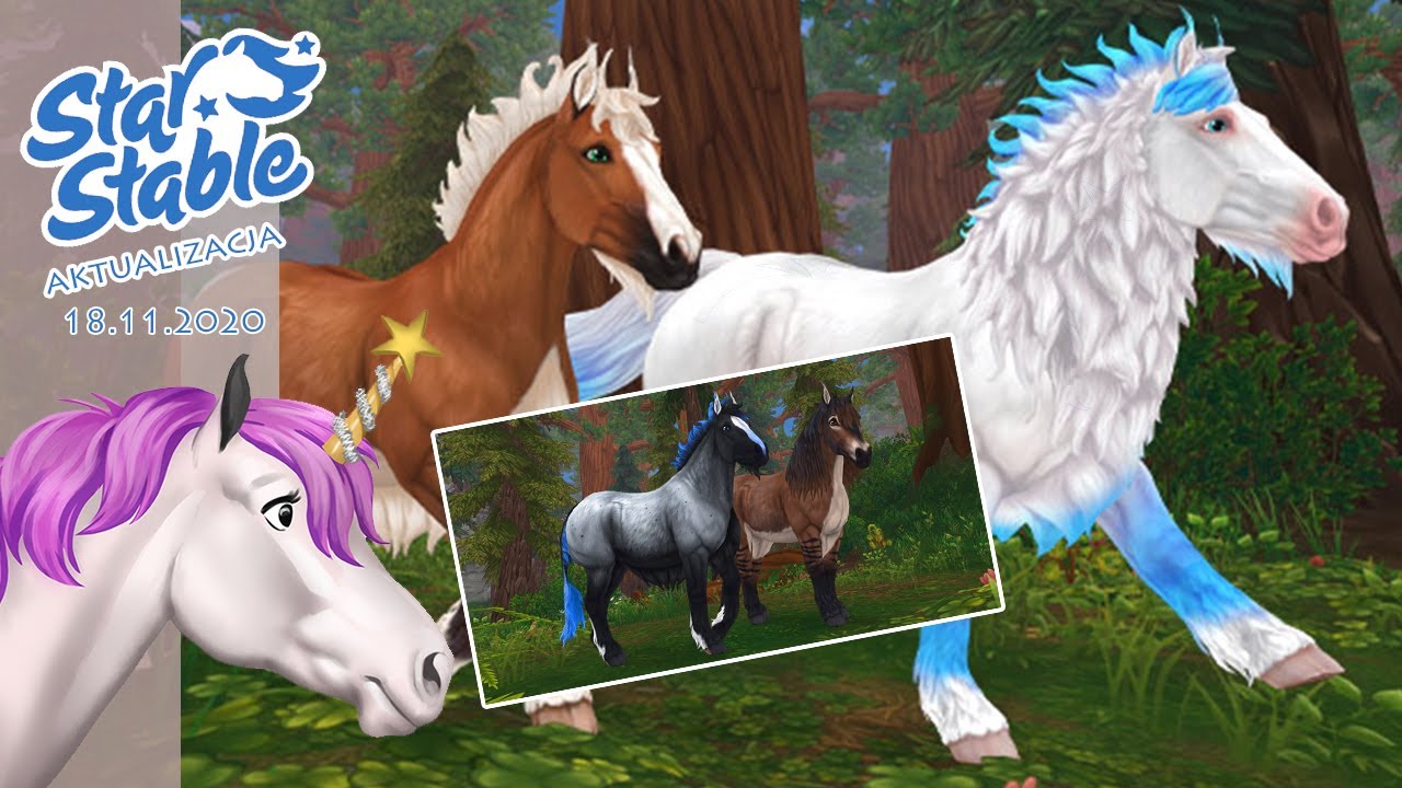 || Aktualizacja Star Stable! || ♥ Las za lasem! Nowe konie!