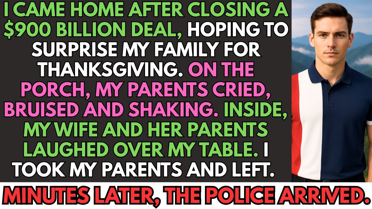 I Came Home After A $900B Deal—Only To Find My Parents Bruised And My Wife Laughing Inside.