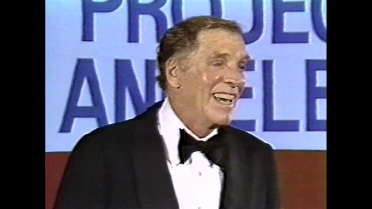 Burt Lancaster at AIDS Project Los Angeles Commitment to Life Fundraiser Press Conference - 9/19/85