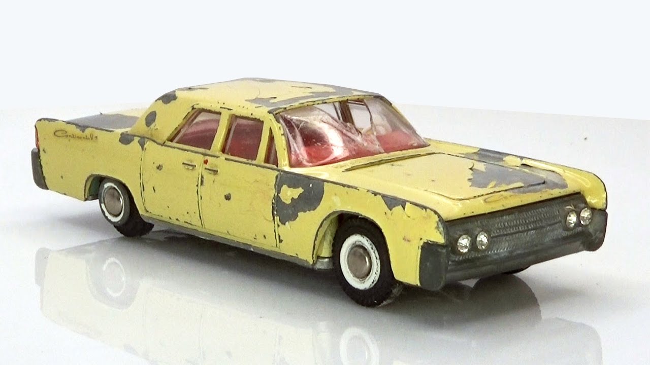 Lincoln Continental Tekno. Реставрация литой модели 1960 года.