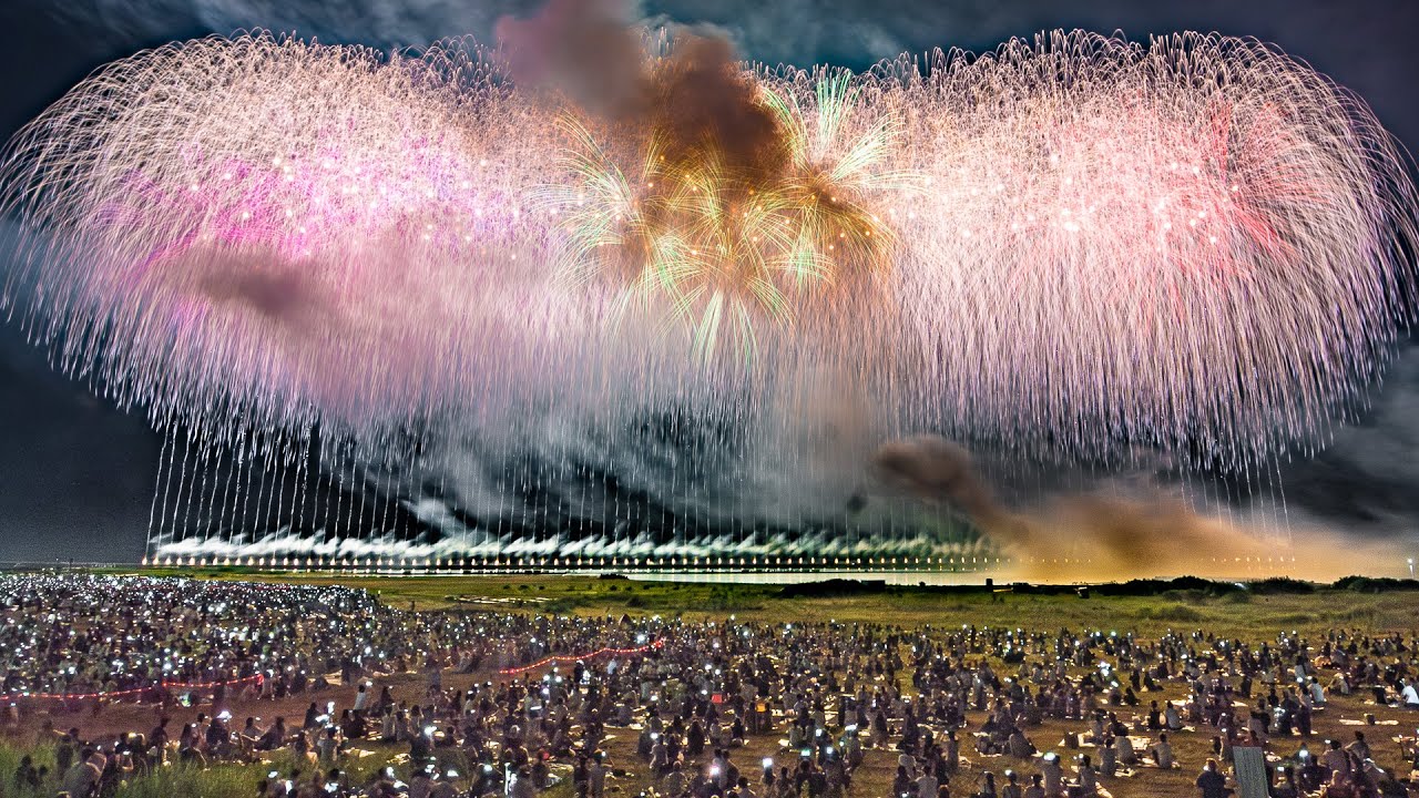 ぎおん柏崎まつり 海の大花火大会 2023 ハイライト - 尺玉100発一斉打上げからラストの尺玉300連発まで - (Panasonic S5 + BRAW / BMPCC6K)