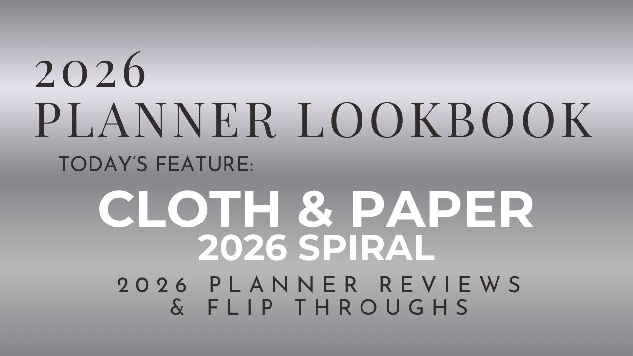 Планировщик на спирали Cloth & Paper 2026 + коробка с подпиской на ноябрь
