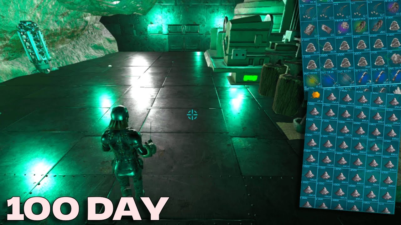 Surviving 100 Days on a No Wipe Solo Ark Server