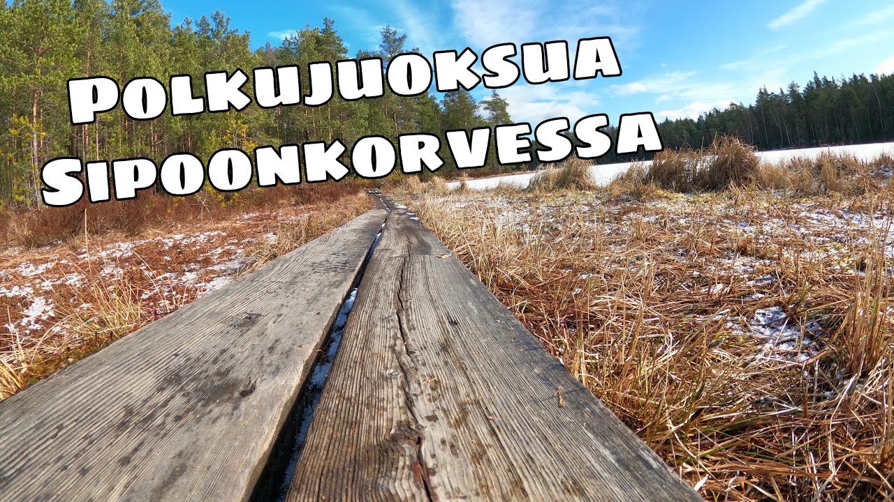Polkujuoksua Sipoonkorvessa