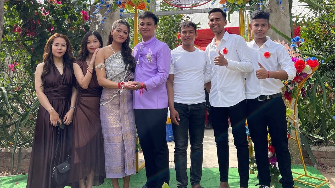Đám hỏi Hoàn Hảo và Sô Phia ở kinh 4 bưng lưc trung bình Trần đề sóc trăng
