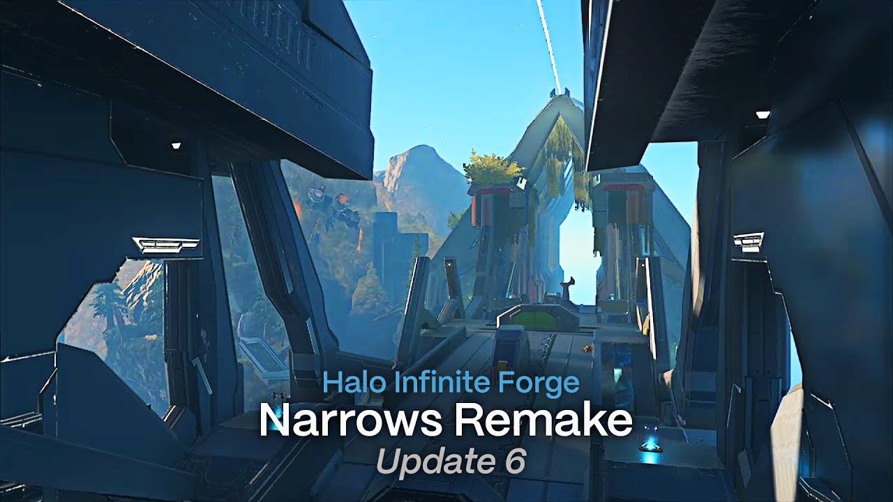 Halo Infinite Forge Narrows Remake Update 6 - Team Slayer Test with Bots