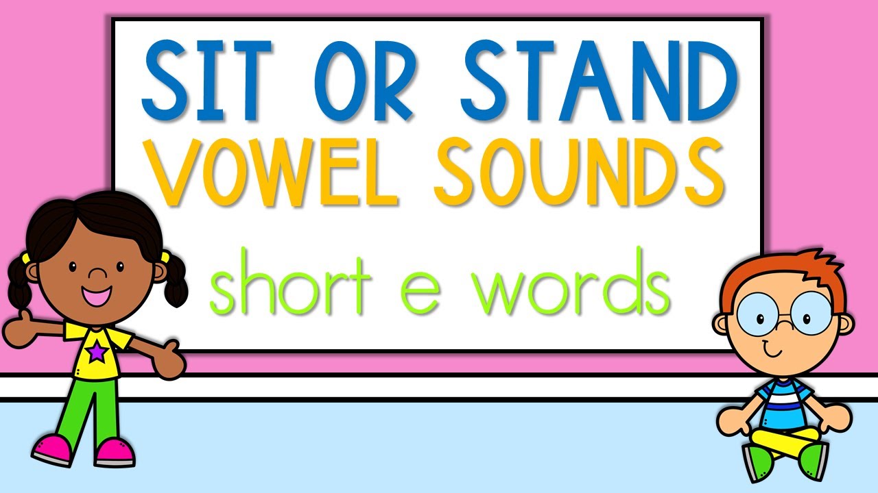Sit or Stand Short E Words - Brain Break & Movement Video