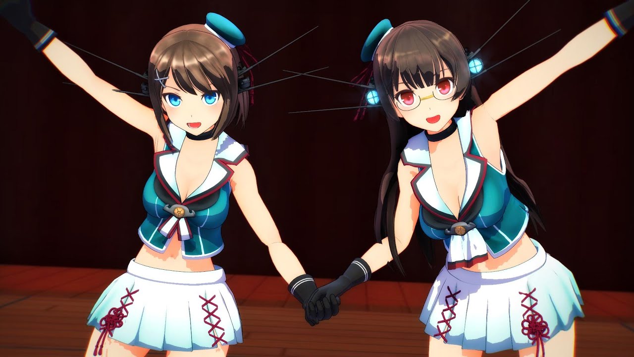 【MMD艦これ】 ビバハピ 【摩耶改二＆鳥海改二】