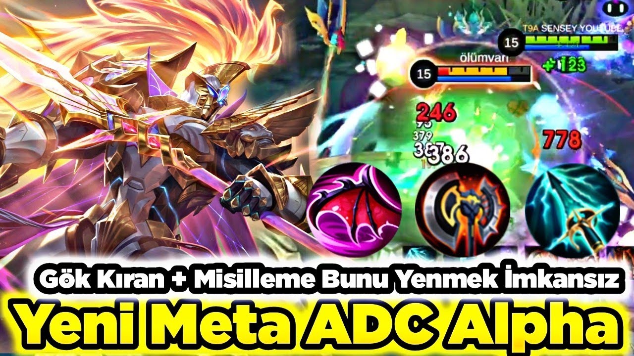 Yeni Meta En Güçlü ADC Alpha Misilleme Ve Gök Kıran Alıyorsunuz Her Maçı Kazanıyorsunuz MLBB
