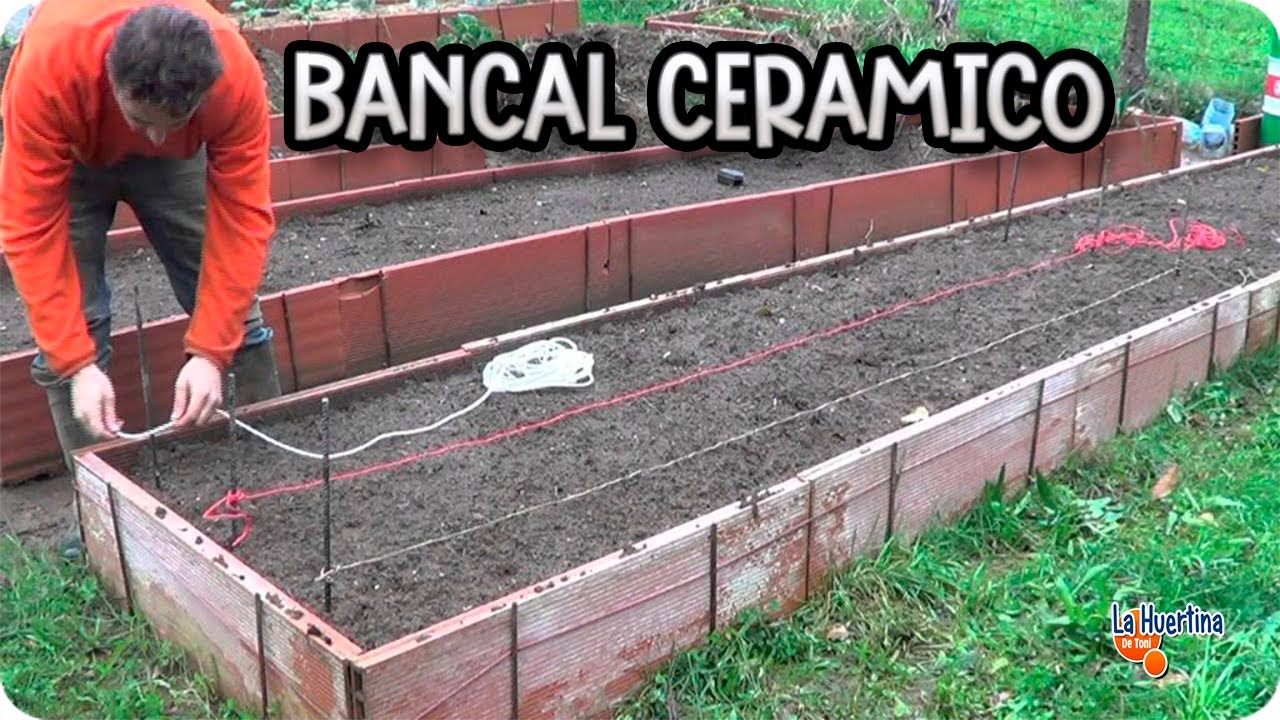 Como hacer bancales elevados Cerámicos !!! Muy fácil !!! | Bancal Ceramico | La Huertina De Toni