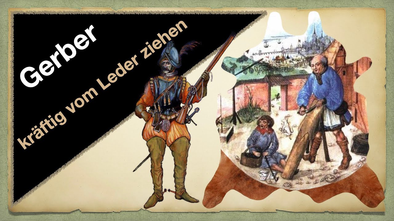 Gerberei im späten Mittelalter. Ein wichtiger Rohstofflieferant. Doku.