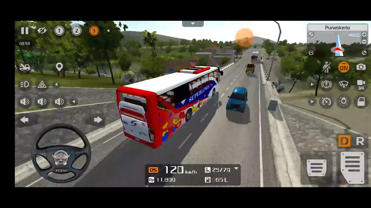 showcase superlines dmmw dm16 Volvo b7r folding door bussidmod