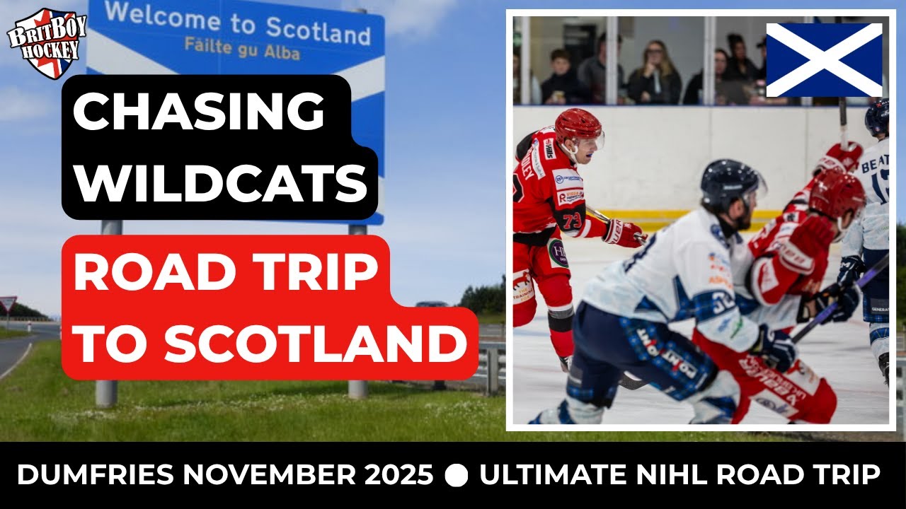 Chasing Wildcats - Swindon Wildcats vs Solway Sharks | Ultimate NIHL Road Trip!