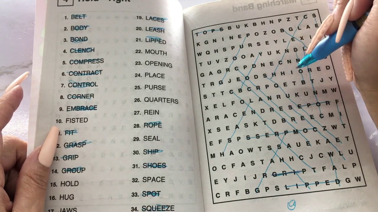ASMR- Word Find Puzzles-