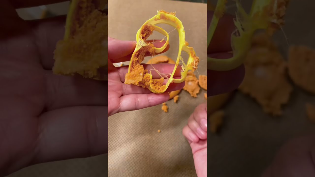 Why you should never used 3D printed cookie cutters for dalgona 😑! #squidgame #sus #dalgona