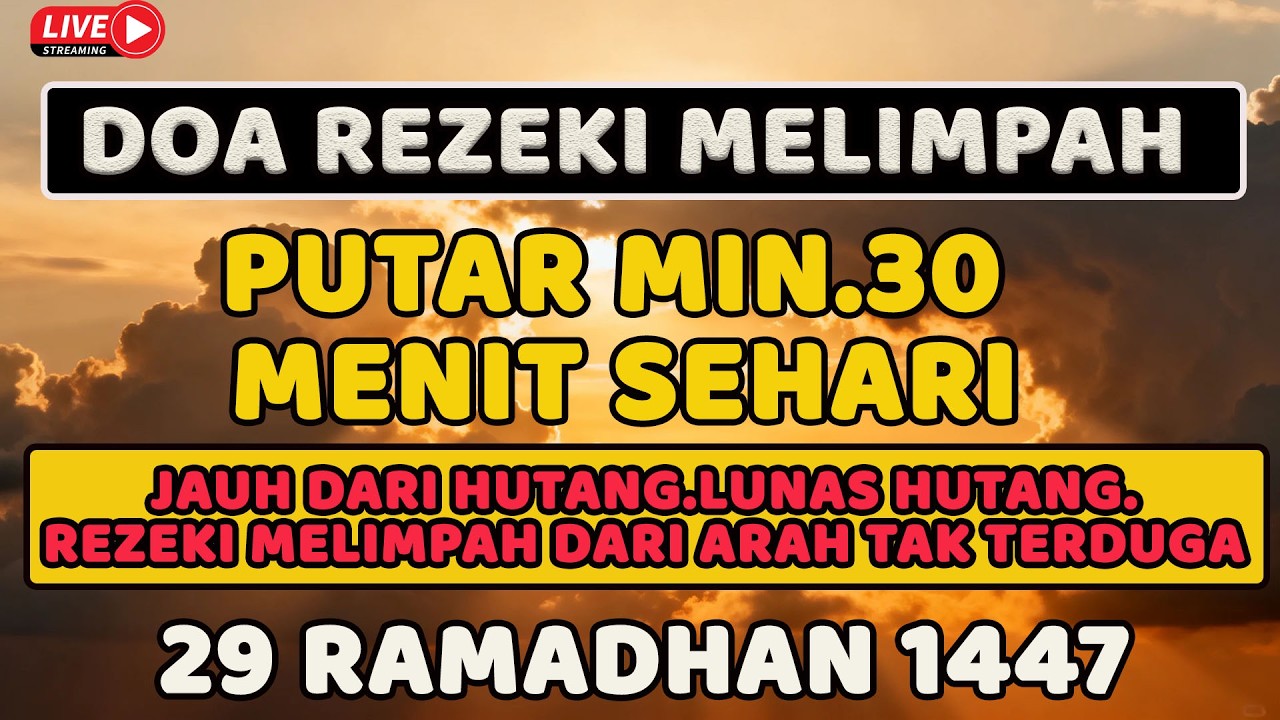 Dzikir & Doa Rezeki Melimpah Sepanjang Masa