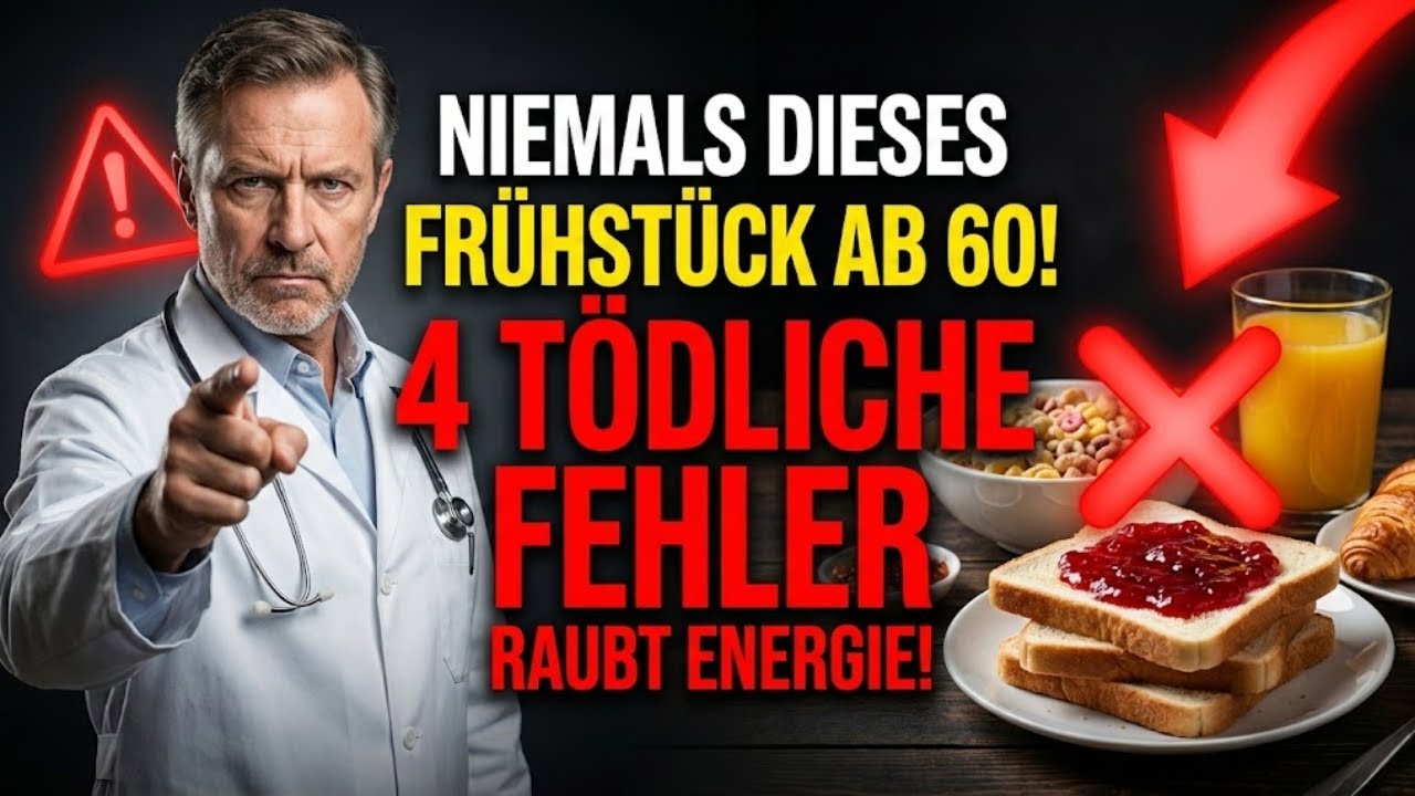 Falsches Frühstück? 4 Fehler, die Ihnen ab 60 die Energie rauben