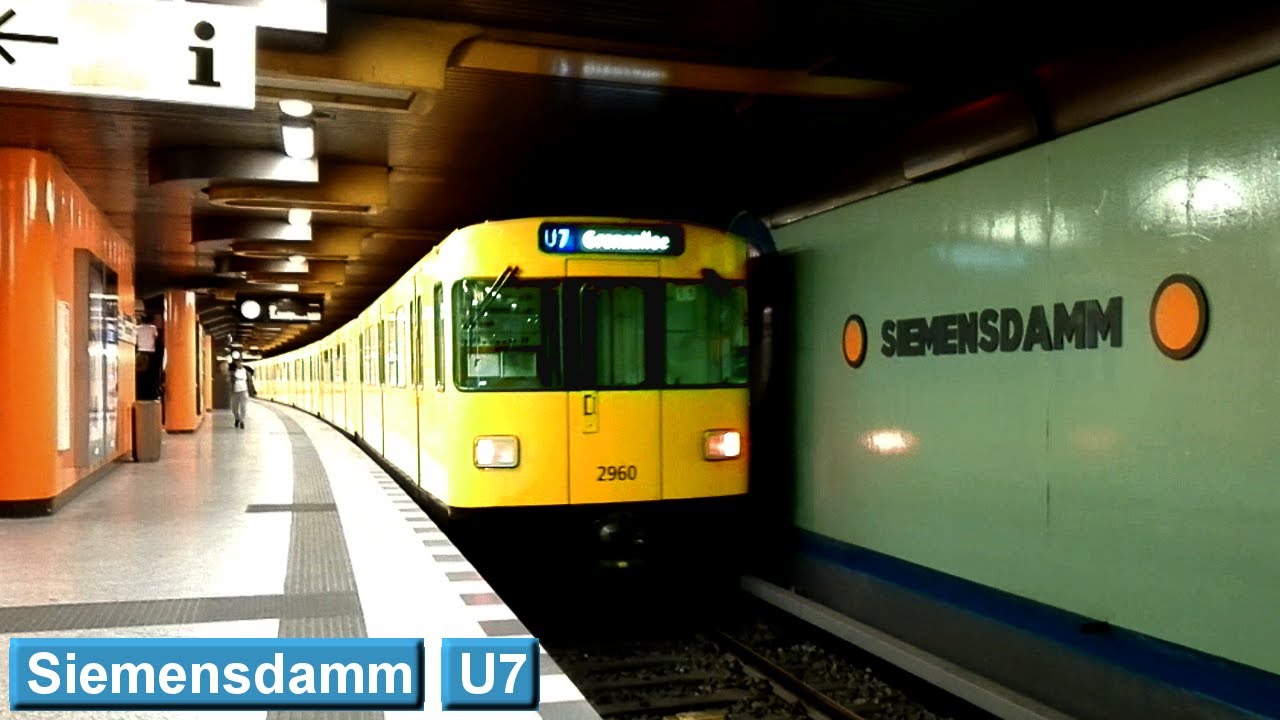 Siemensdamm U7 : Берлинский метрополитен ( BVG F92 - F87 )