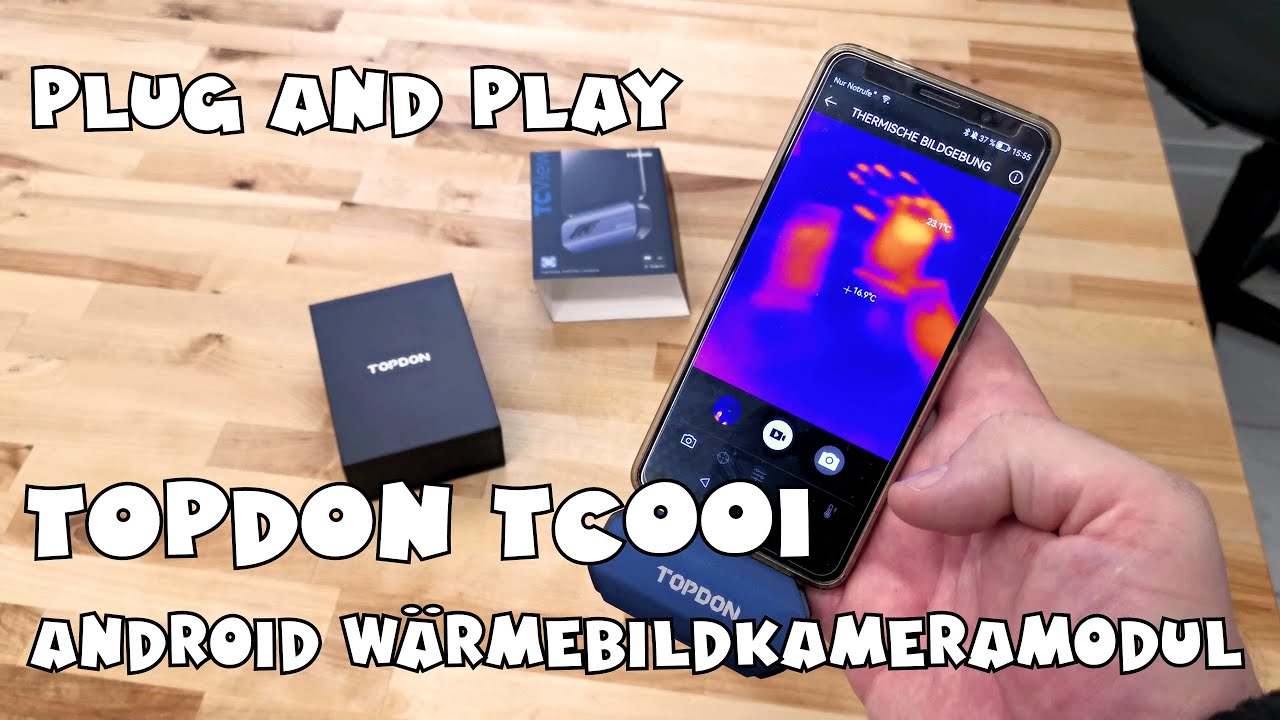 TOPDON IR Wärmebildkamera für Android TC001