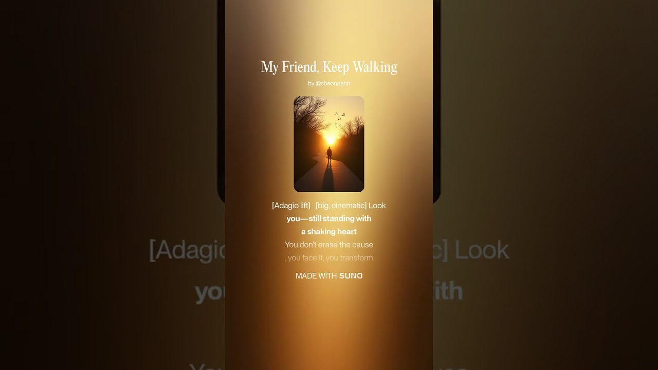 My Friend, Keep Walking