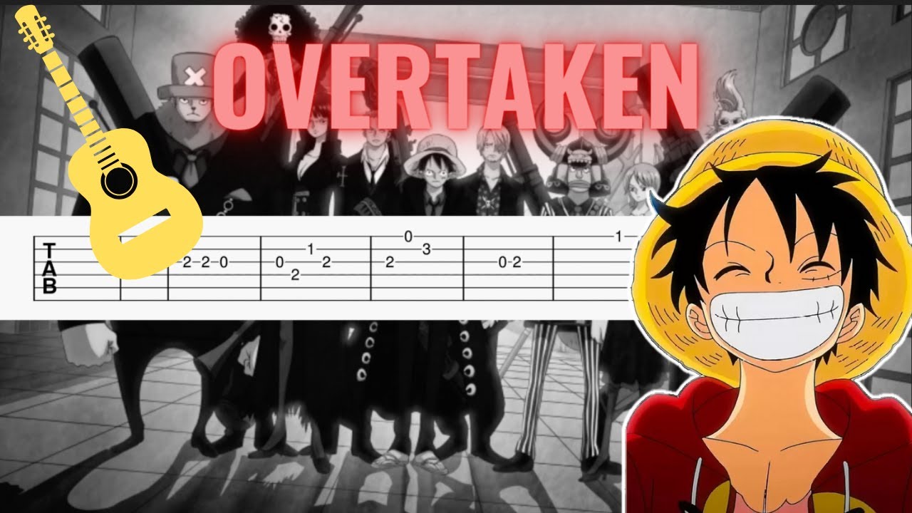 One Piece OST - Overtaken I Easy Guitar Tab/ Tutorial