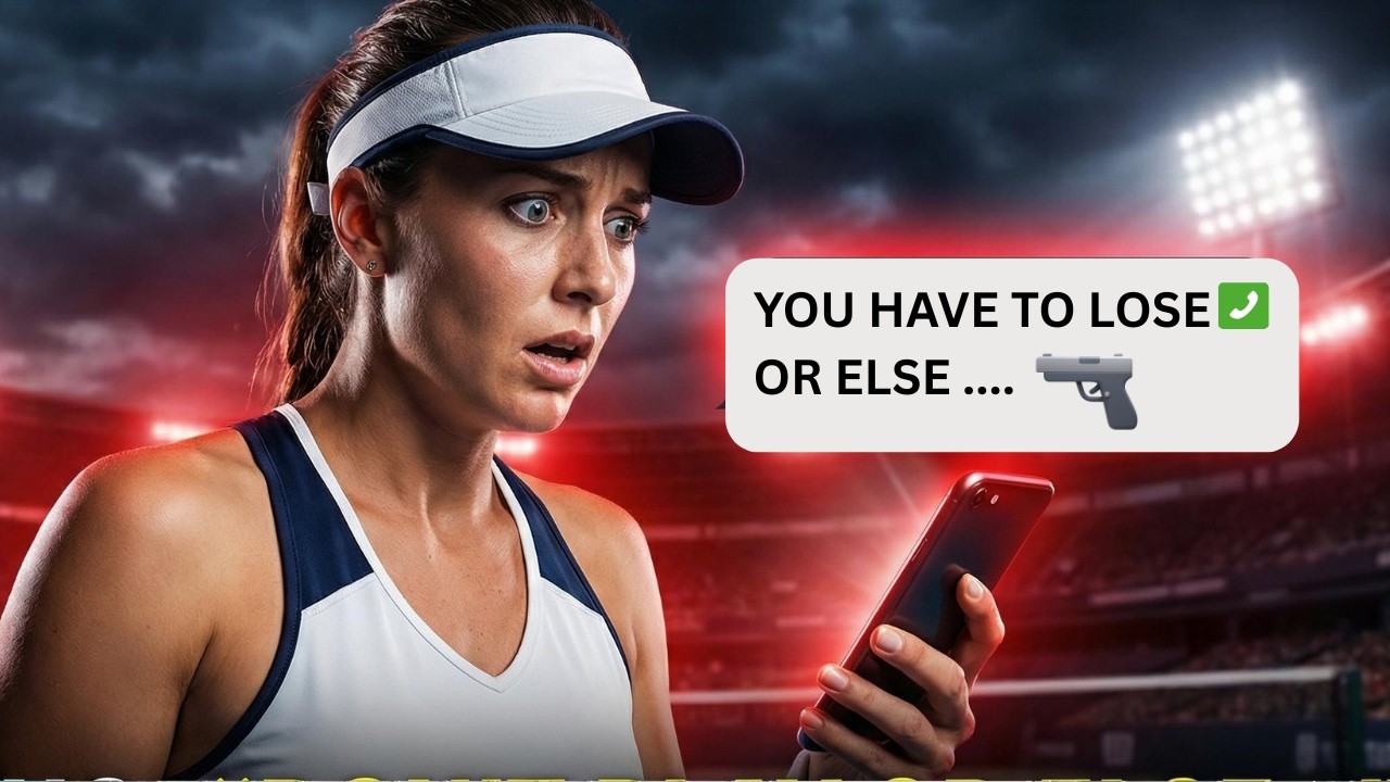 Gun Photo Was Sent to This Tennis Player Before Her Match