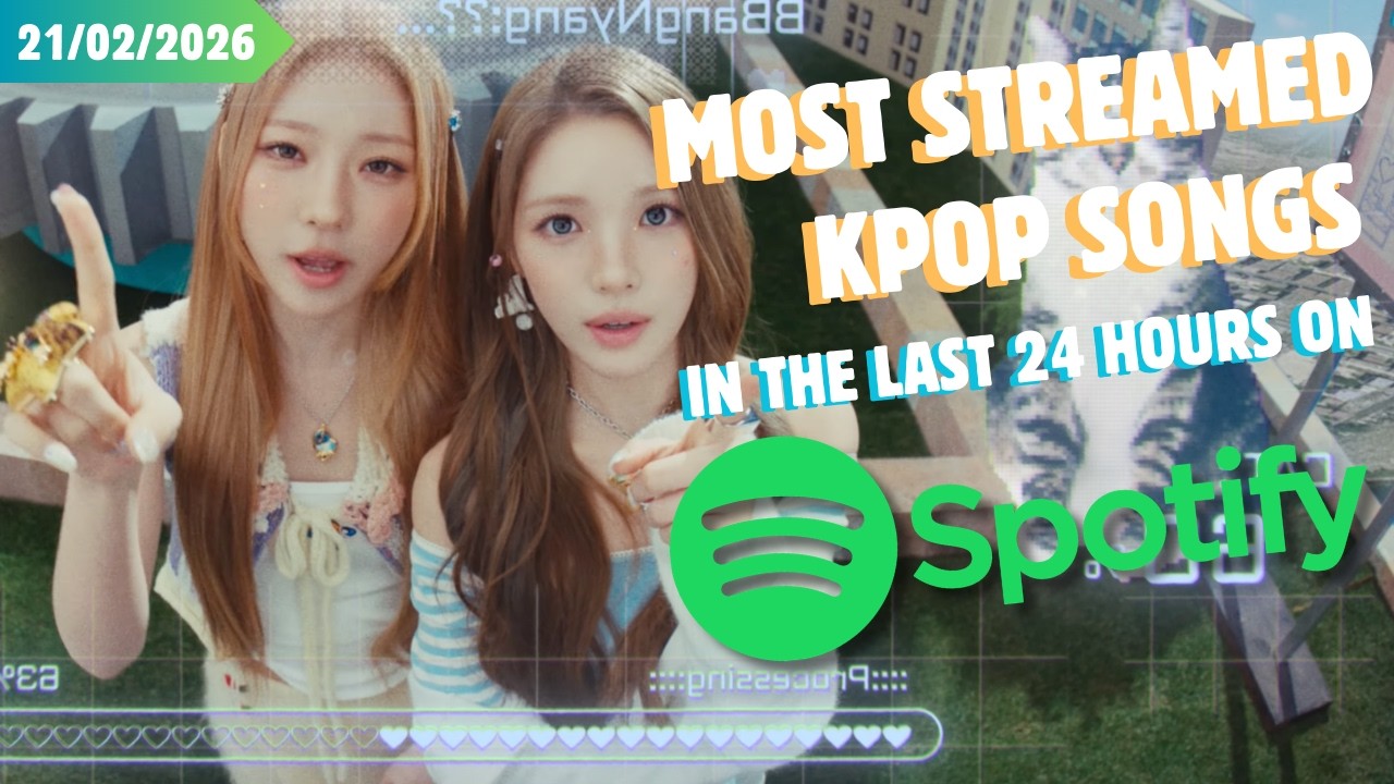 [TOP 30] MOST STREAMED KPOP SONGS ON SPOTIFY IN THE LAST 24 HOURS | 21 FEB 2026