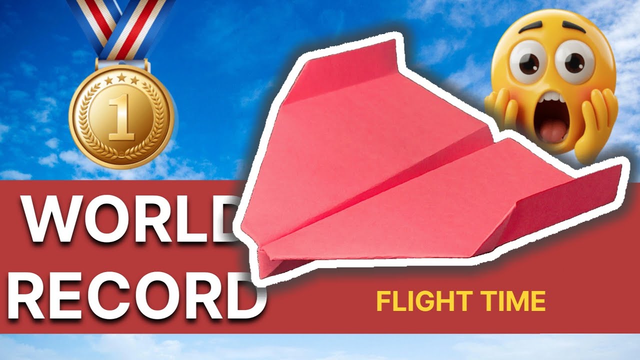Origami Plane-2 | How to make a Paper Plane(World Record)| World of Origami | #worldoforigami 