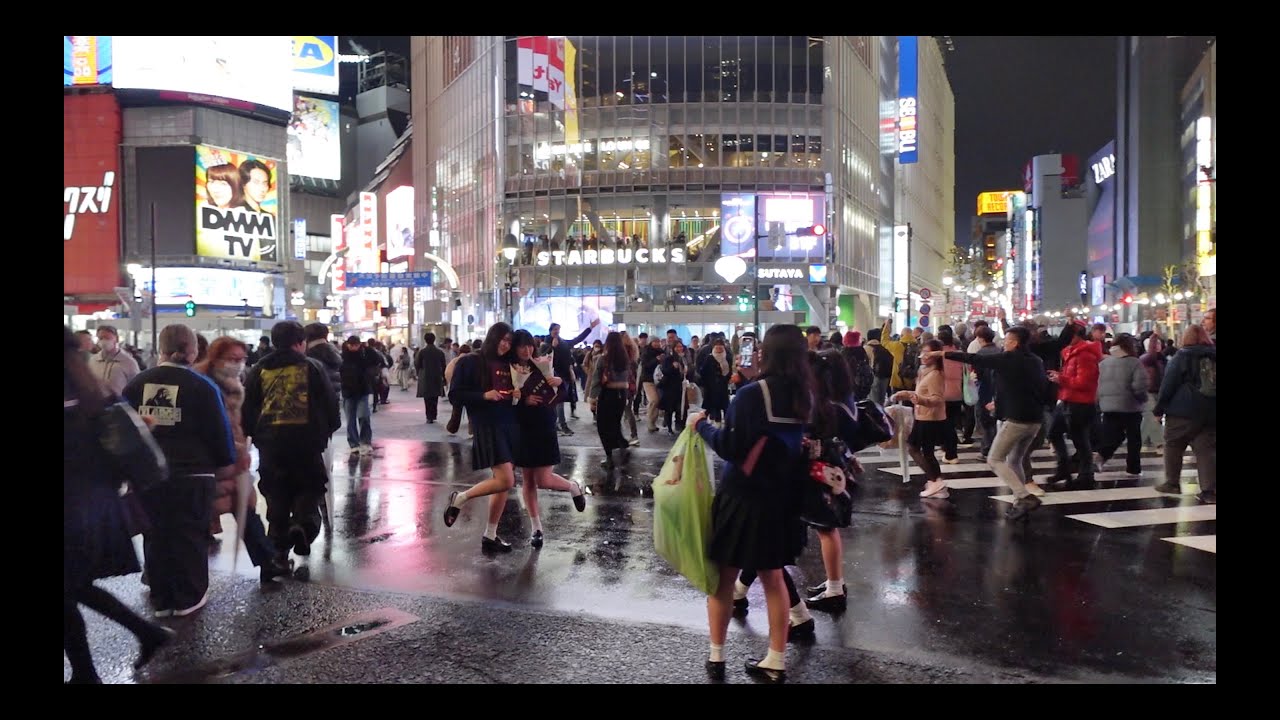 tokyo shibuya harajuku cat street walk 東京 渋谷 散歩 夜 路地 20250303