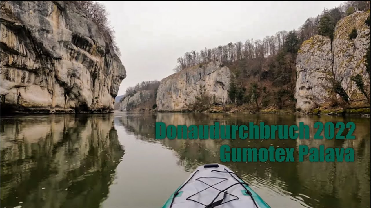 Donaudurchbruch mit dem Gumotex Palava